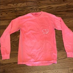 Pink ivory Ella long sleeve t shirt